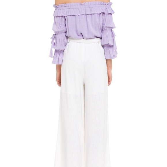 Linen Boho Top NWT $98 - Picture 3 of 6